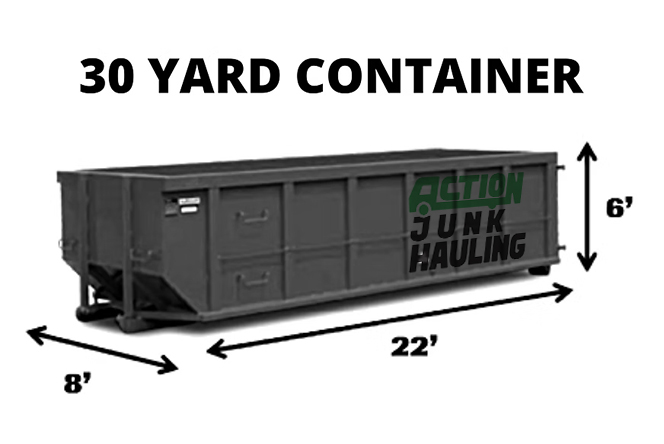 Junk Removal 20 Yard Container