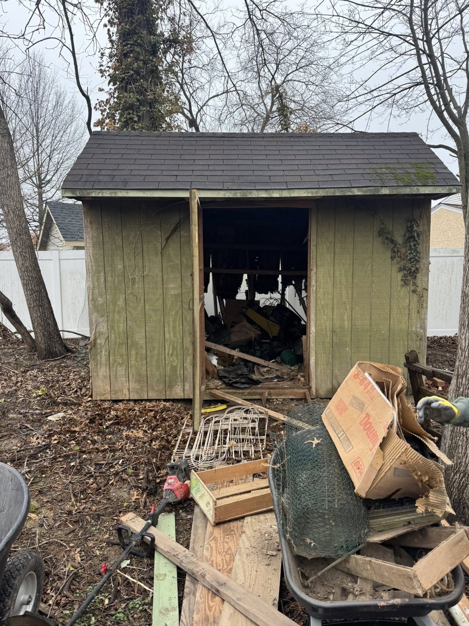 Junk Removal Shed Demolition